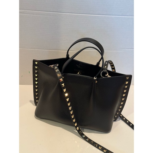 VALENTINO | Casual Style Calfskin Studded 2WAY Leather Elegant Style - Picture 8 of 11